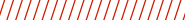 Red diagonal lines